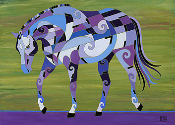 Musical Horse Painting
